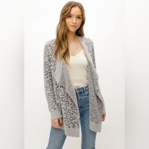 S27-Leopard Print Cardigan